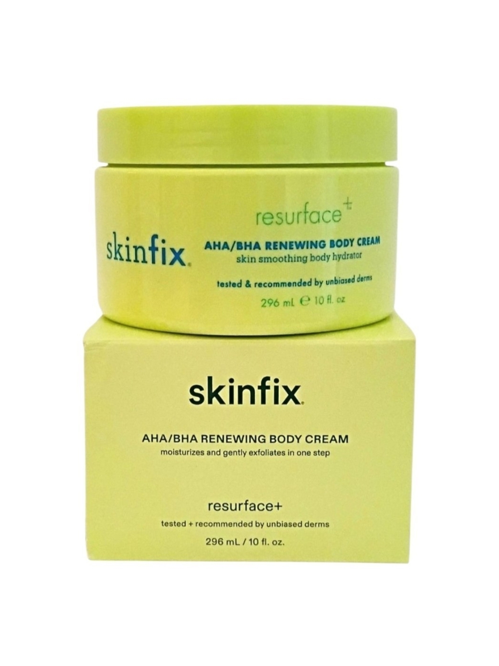 NEW Skinfix Resurface+ AHA/BHA Renewing Body Cream 10 oz Sealed